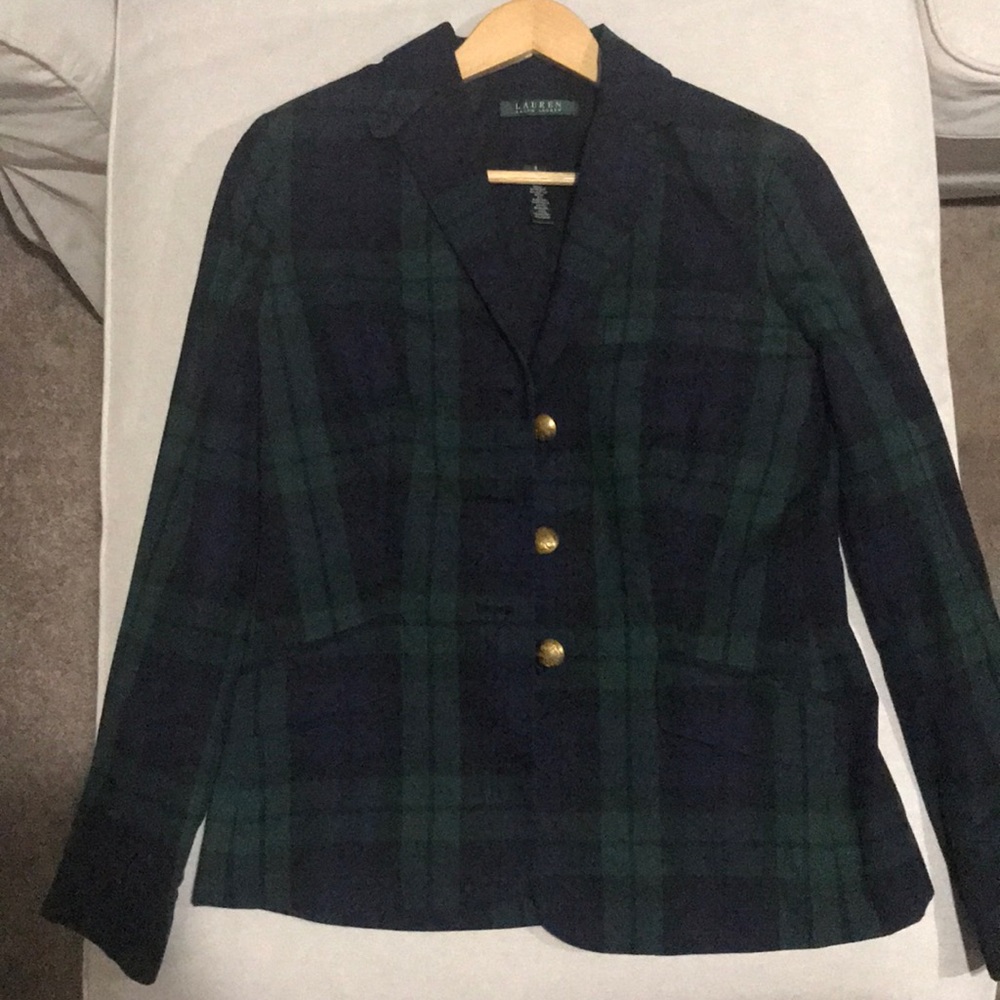 Ralph Lauren plaid polo blazer